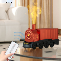 Container Truck Air Humidifier Ultrasonic Aromatherapy Diffusers Mist Maker Fragrance Essential Oil Aroma Difusor With Remote