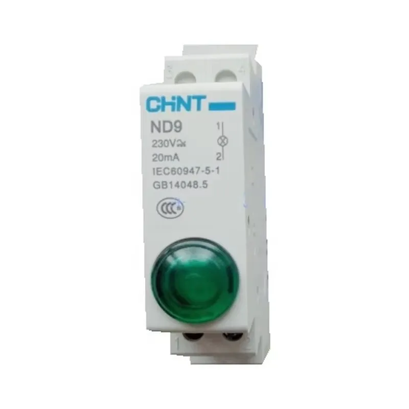 CHINT Montaggio Su Guida Din Lampada di Segnalazione a LED ND9 Serie AC 220 V Che Indica Indicazione Pilota Luci
