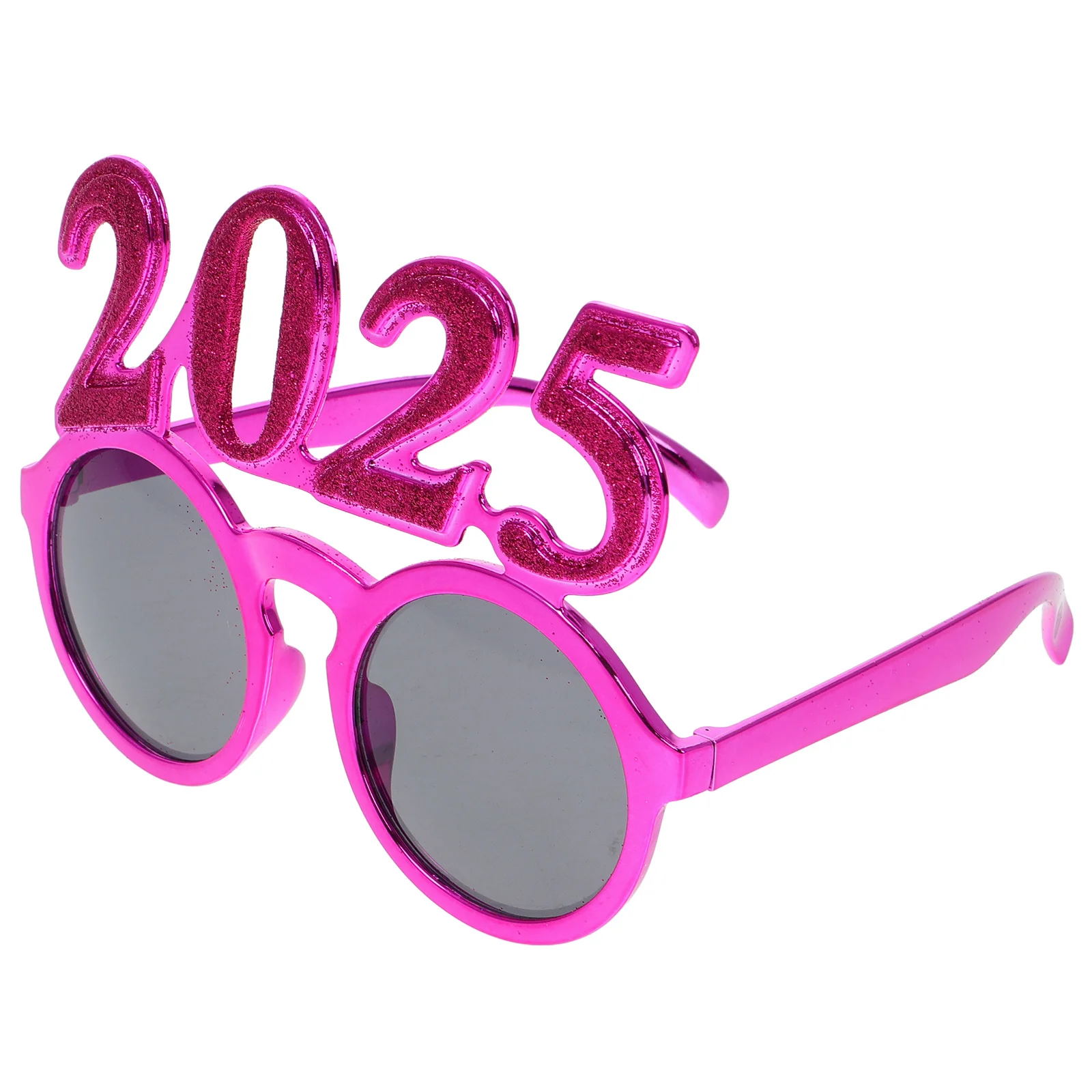 

2025 New Year Eyeglasses Pc Material Lightweight Party Photo Prop Festive Number Design Stylish Celebration Accessory for Nye