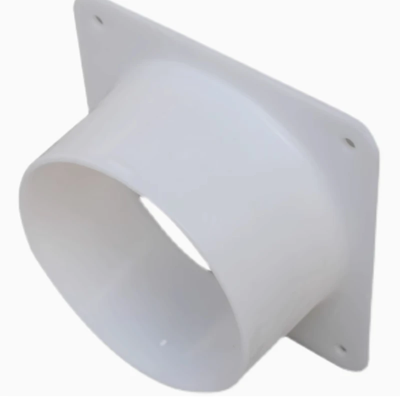 Duct System Air Vent Duct Connector Flange Straight Ventilation Pipe Ducting connect Plate Ventilator/diffuser Reducing joint