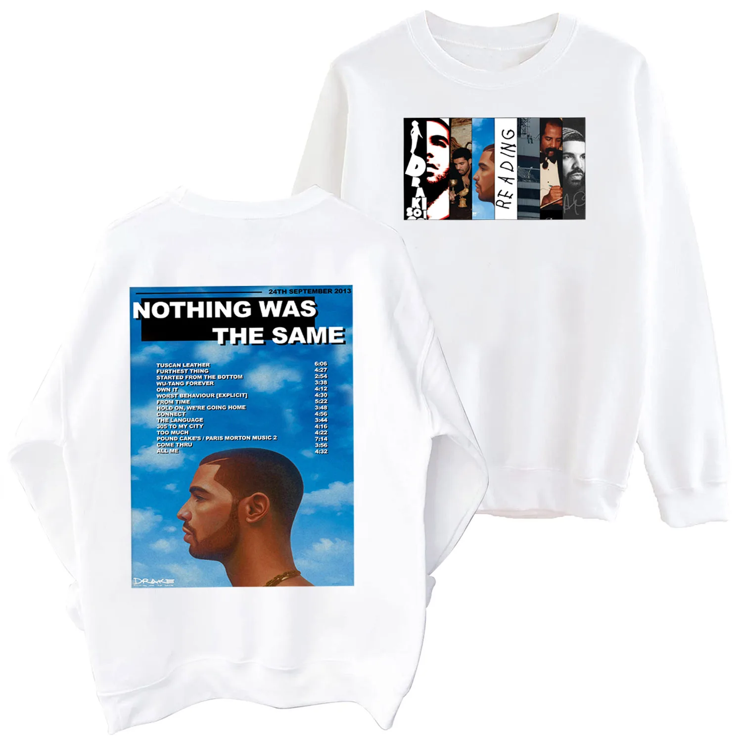 Drake Nothing Was The Same Oversized Sweatshirt Drake Merch Crewneck Hoodie Fan Gift Sweatshirt Pullover Tops