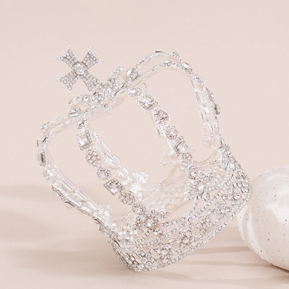 

Bridal Headwear Tiara Women Crown Hair Rhinestone Tiara Headdress Wedding Accessory Bride Party Engagement Jewelry