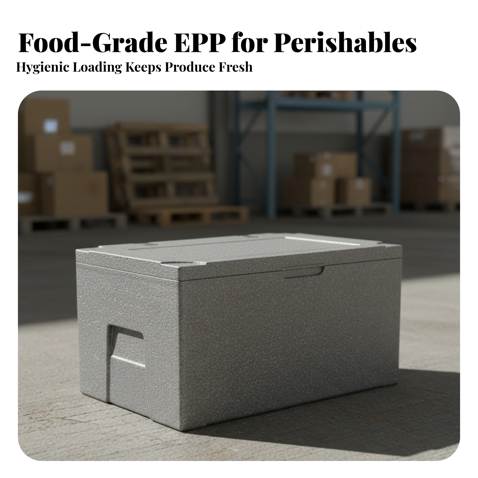 Insulated Cooler Box Lightweight Cooler Box with Lid Container Recyclable Multi-Purpose for Caterers, Outdoor Trips