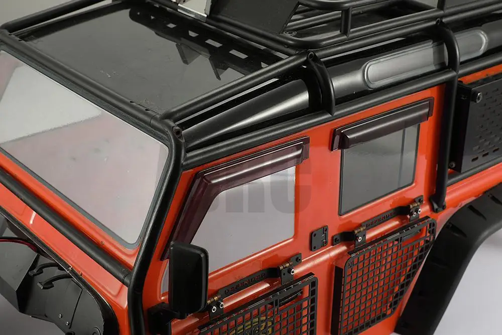 1/10trx4 Defender modificación Control remoto accesorios de actualización de coche cubierta de lluvia piezas de cubierta de lluvia Control remoto