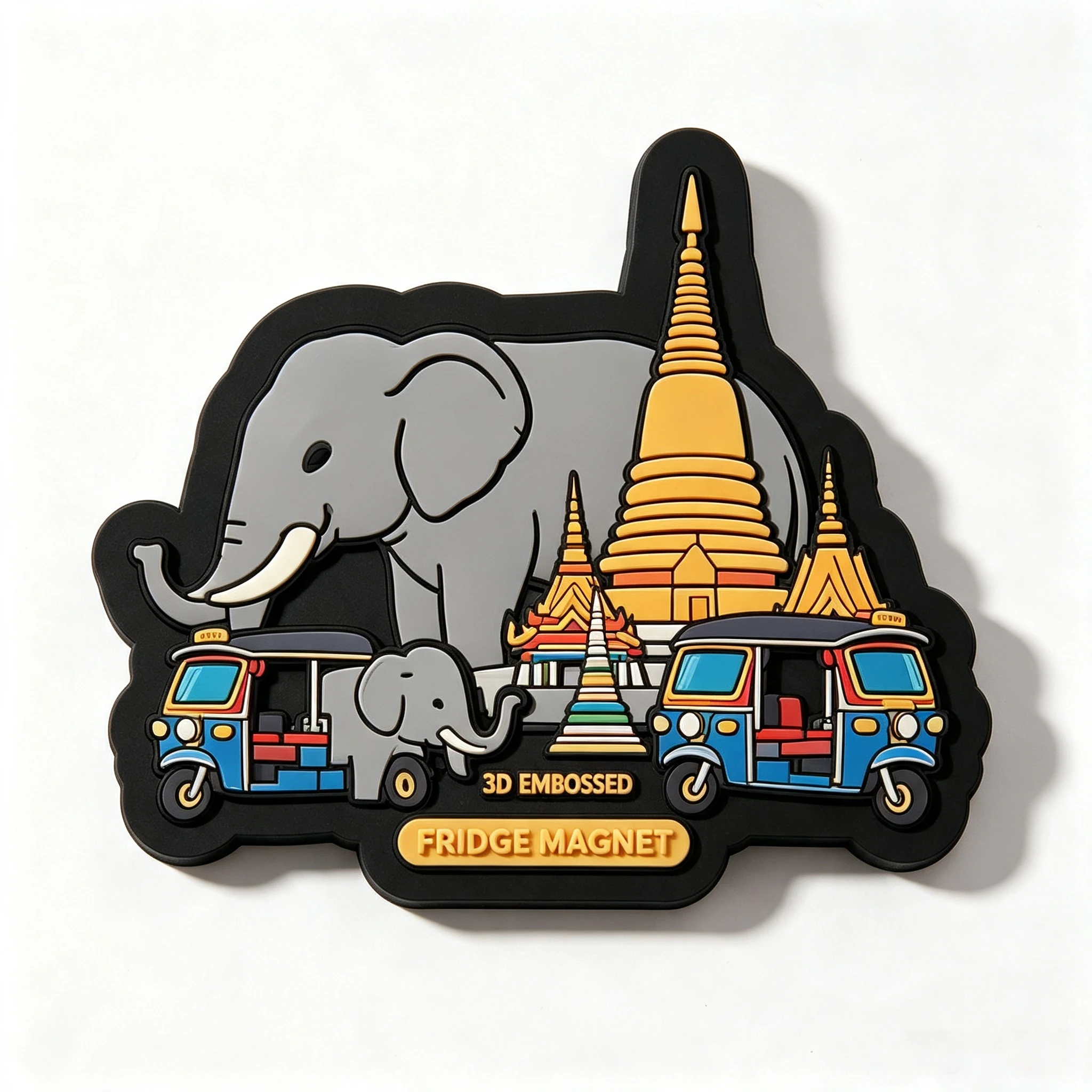 China Manufacturer Soft PVC Fridge Magnet Custom 3D Logo Rubber for Gifts Fridge Magnet