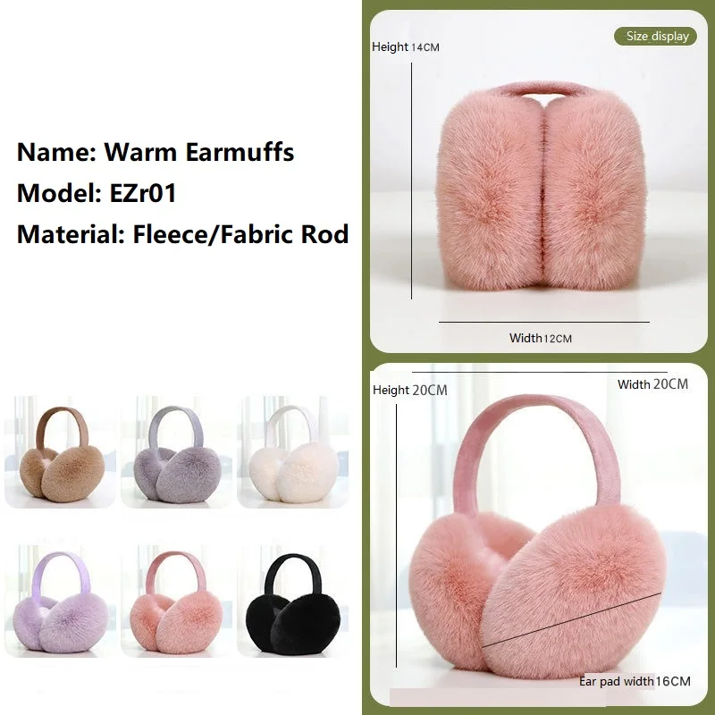 موضة بلون إيرفلاب في الهواء الطلق حماية الباردة غطاء للأذنين غطاء للأذن لينة أفخم الأذن دفئا شتاء دافئ للنساء الرجال EZr01