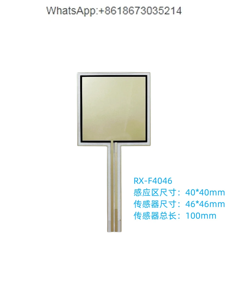 

F4046 Thin Film Sensor Piezoresistive Flexible Pressure Small Test Intelligent Induction Switch Resistor Without Gasket