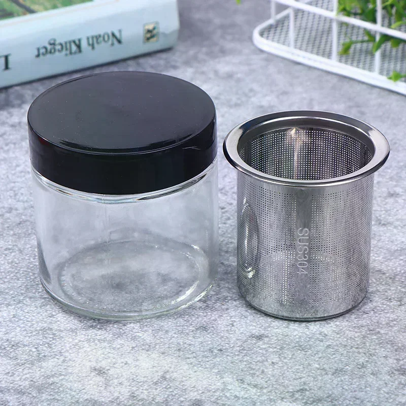 

Jewelry Cleaning Jar Washing Cup Glass Cleaning Pot With Dustproof Lid For Watchmaker For Beads Necklace Rings