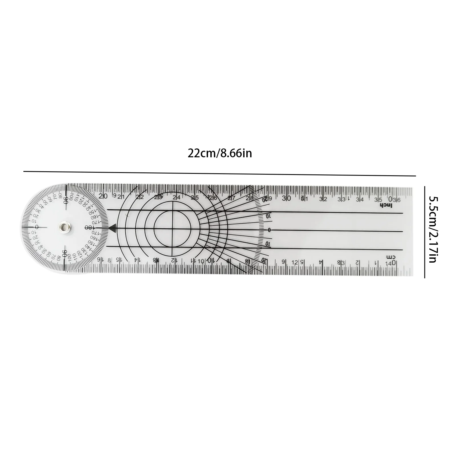 360 линейка транспортира Goniometer для измерения быстрого угла транспортир измерительный инструмент для плотников дизайнеров
