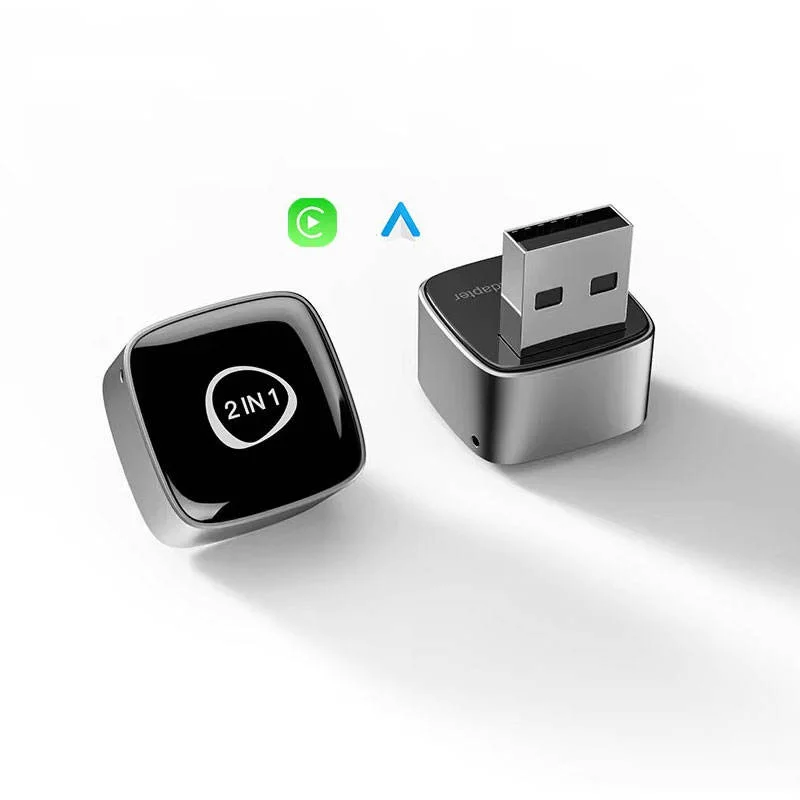 

Mini Portable Wireless CarPlay Android Car 2-in-1 Multimedia Car Streaming Box Car Adapter USB CarPlay Encryption Dog