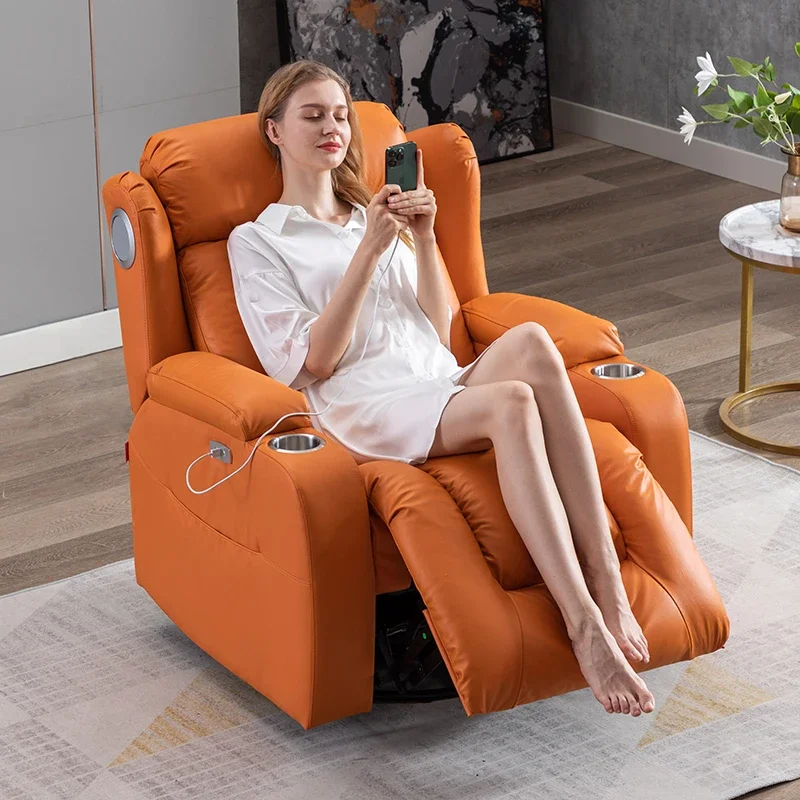 implicity, first-class space capsule, sofa single, leather electric lazy, massage multi-function, cinema living room recliner