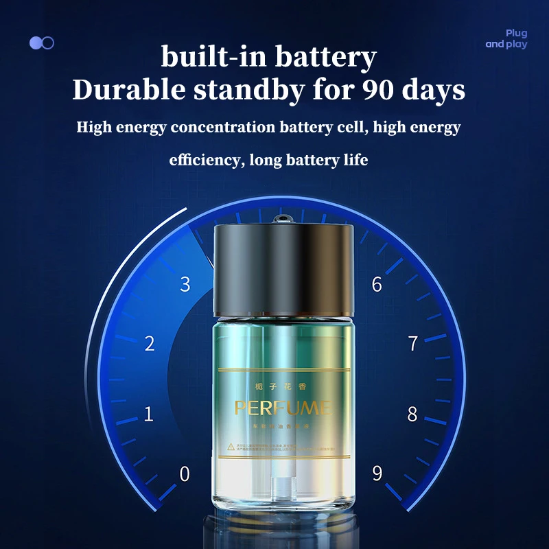 آلة الروائح المثبتة على السيارة، مصباح السقف على شكل نجمة، رذاذ ذكي، مرطب السيارة، عطر إزالة الرائحة، رذاذ تلقائي #3