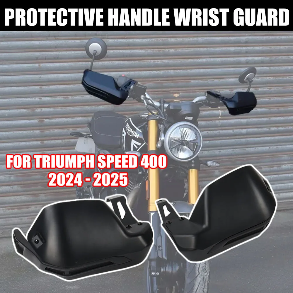 

Speed 400 Accessories High Quality For Triumph Speed 400 2024-2025 Motorcycle Wristband Black Protective Handle Easy to install