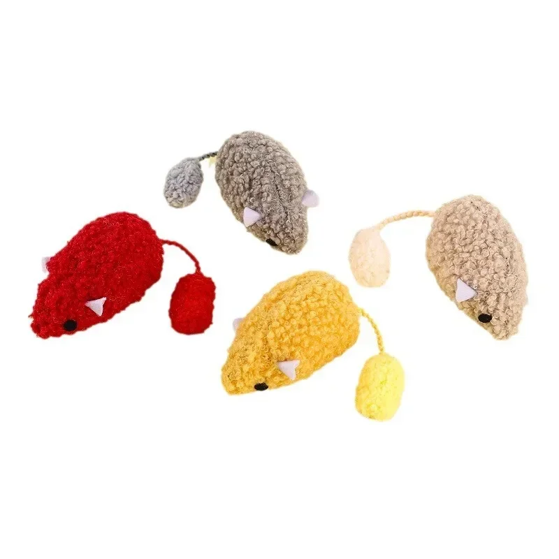 

Catnip Plush Mouse Cat Toy Self Enjoyment Bite Cute Colorful Mouse Styling Fun Play Pet Supplies Cat interactive toys