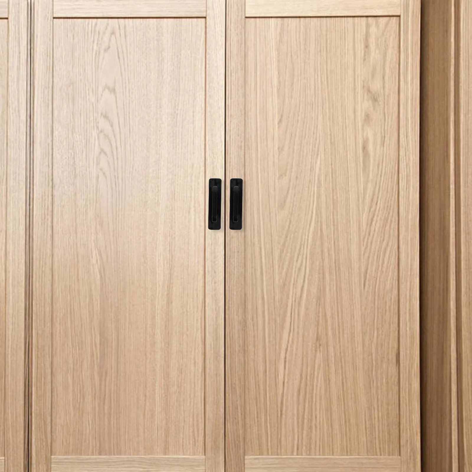 4 قطع من مقابض الخزانات ذاتية اللصق بدون حفر سهلة التركيب وقابلة للإزالة لخزانة الحمام والمطبخ #4