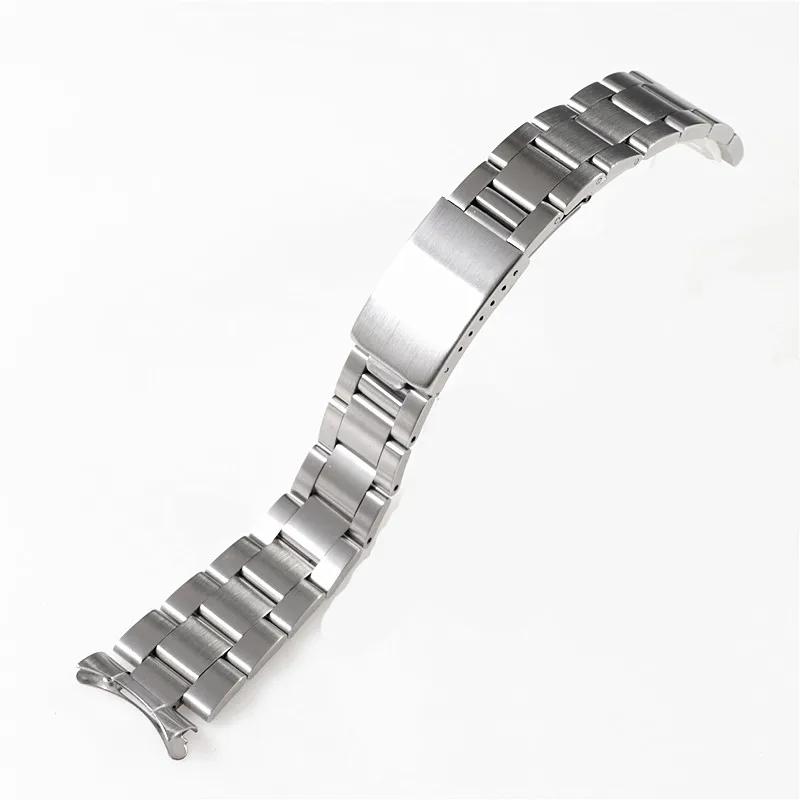 19mm 20mm Stainless Steel Oyster Band For Seiko Sxns80 Snxs79 Seiko 5 Snxs79k Snxs77k Snxs73 Casio Watch Strap Bracelet Belt