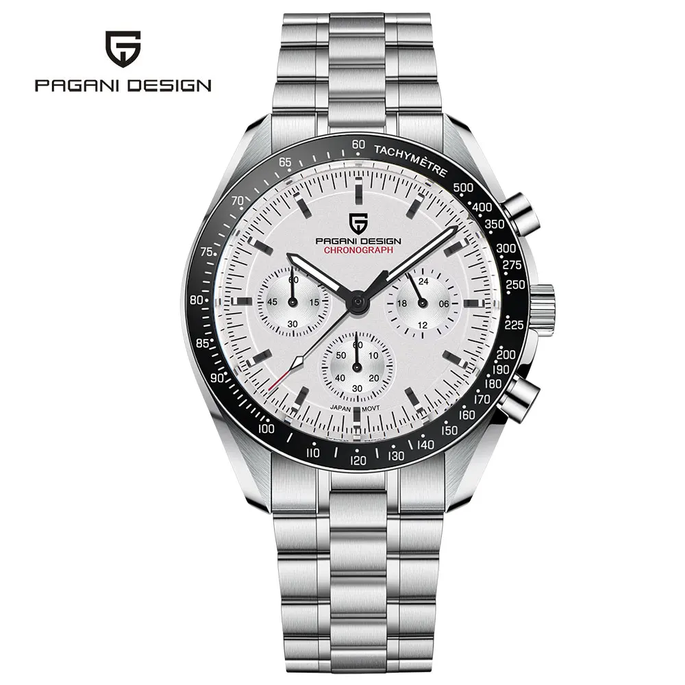 

2026 New PAGANI DESIGN 1701 V5 Men's Watches Luxury Quartz Watch Men Sports Speed Chronograph AR Sapphire glass 100M Waterproof