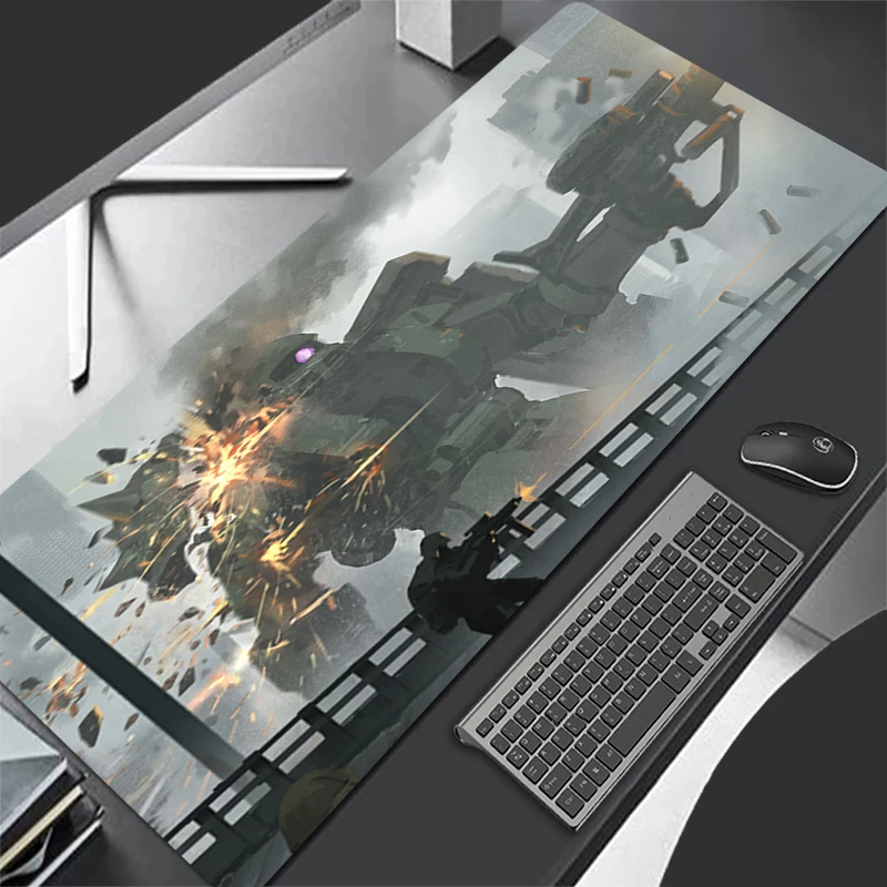Mouse Pad Mechanical Warrior G-gundam Z-zaku II Computer Keyboard Pad Carpet Large Accessories Mousepad XXL Gamer Desk Mat Table