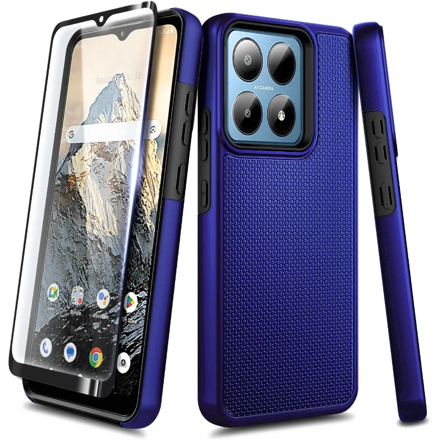

For Boost Mobile Summit 5G Phone Case Boost Summit 5G Phone Case Hybrid Dual-Layer Full-Body Protective Slim Light Weight Boost
