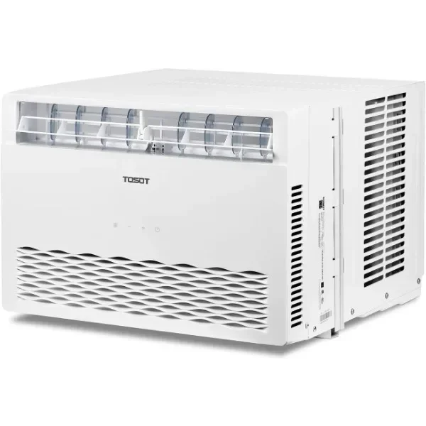 

ez Air Conditioner - Modern Design, and Temperature-Sensing Remote - Window AC for Bedroom