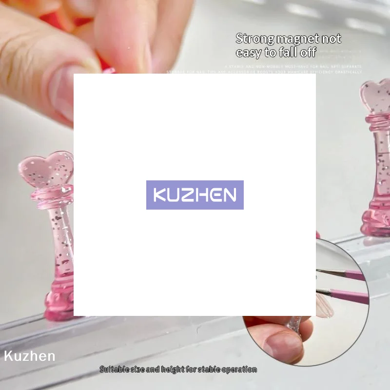 Présentoir magnétique pour pratique de Nail Art, ensemble de hauteur, support de pratique pour faux ongles, outils de pratique de manucure en acrylique