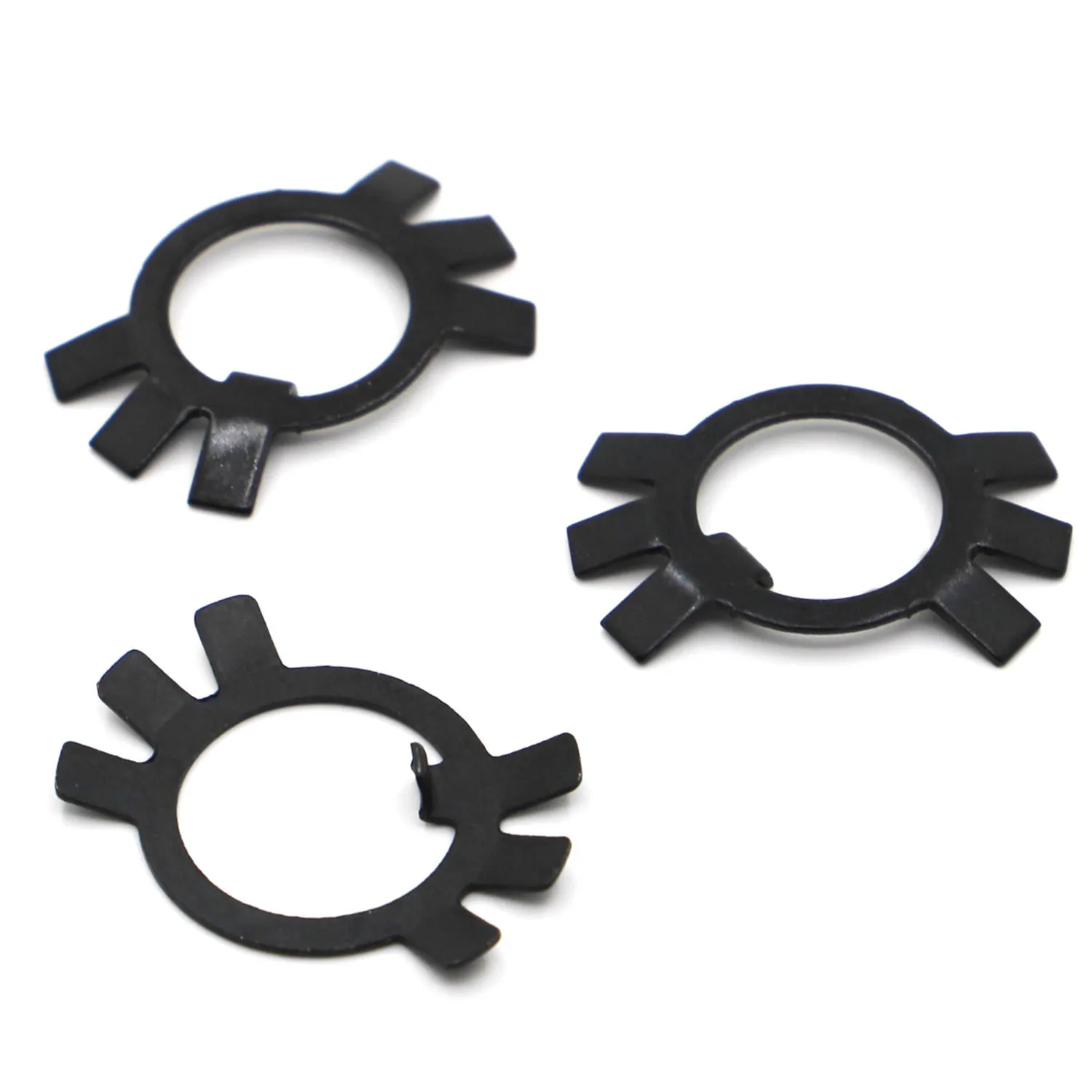 

Lock Gasket Spacer GB858 DIN70952 M10 M12 M14 M16 - M36 Black Steel Lock Washers Retaining Stop Washers For Slotted Round Nuts