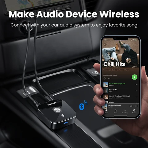UGREEN Bluetooth 5.1 RCA адаптер для наушников — внешний вид товара