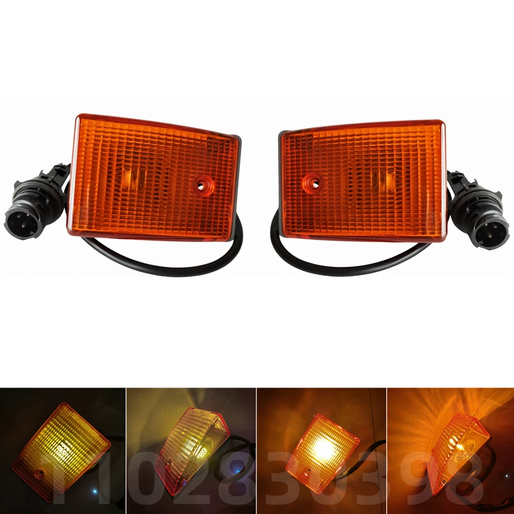 2Pcs 24V LED Front Corner Lights For Mercedes Benz Actros MP1 MP2 MP3 MB V8 V6 1841 2641 2555 3255 3341 Truck Accessory