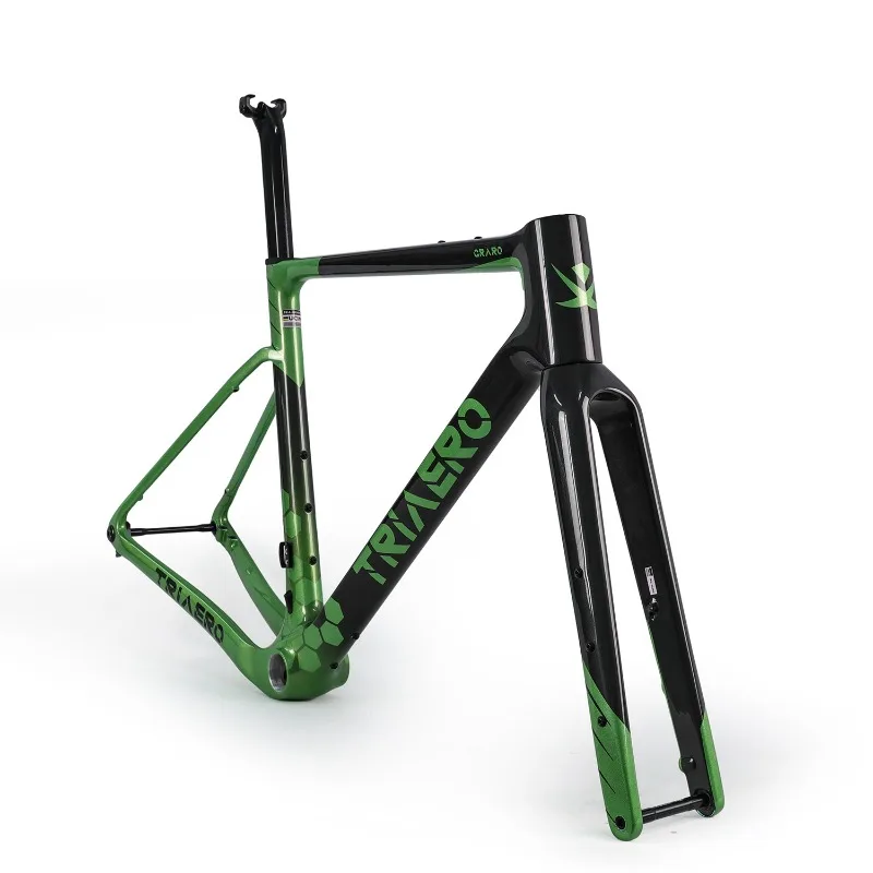 UCI Certified Carbon Gravel Bike Frame T800 Full Terrain Toray Carbon Fiber Lightweight