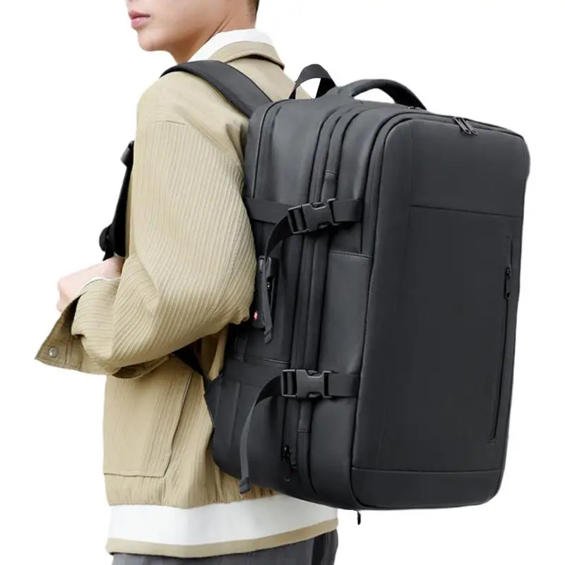 

Air Compression Backpack Portable Backpack Dry and Wet Separation Expandable Travel Backpack with Lock Vacuum Compression