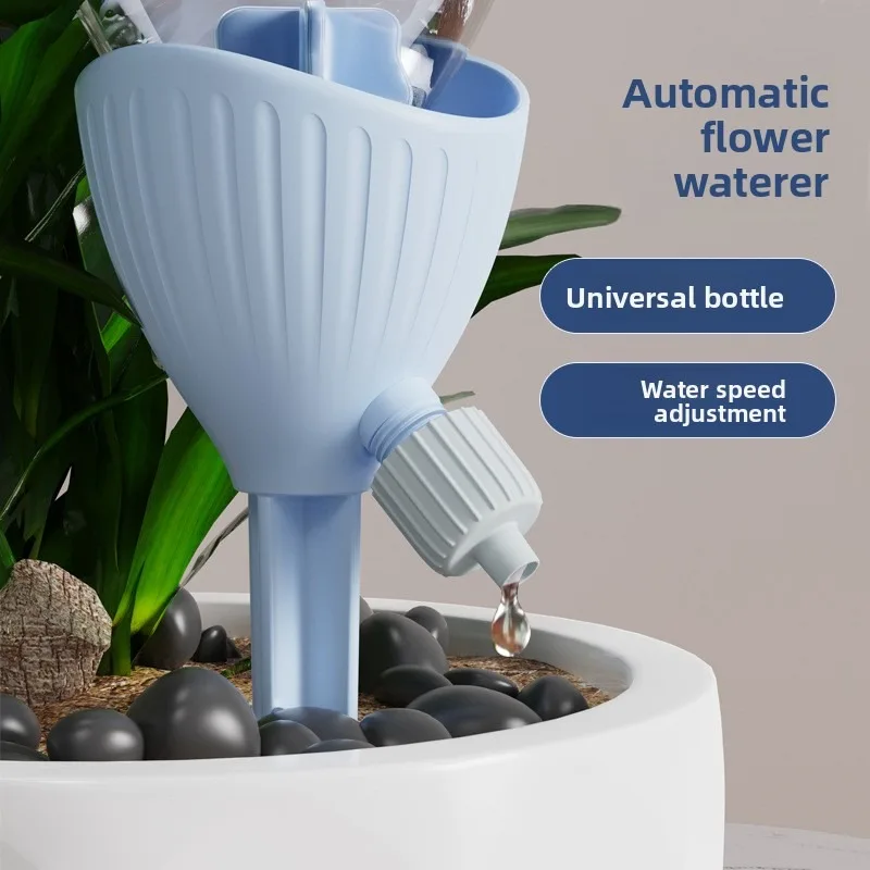 New Automatic Self-Watering Plant Waterer for Potted Plants Adjustable Water Flow Drip Feeder Home Gardening Essential