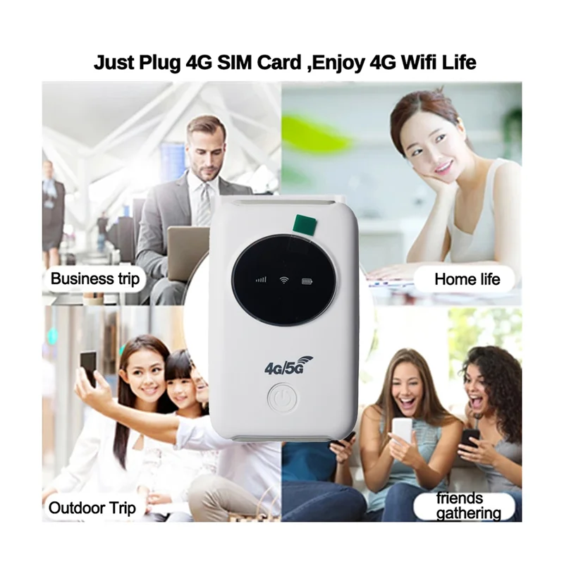 

A10R 4G Wi-Fi модем автомобильный мобильный Wi-Fi беспроводная точка доступа беспроводной Mifi 150 Мбит/с 3200 мАч со слотом для SIM-карты