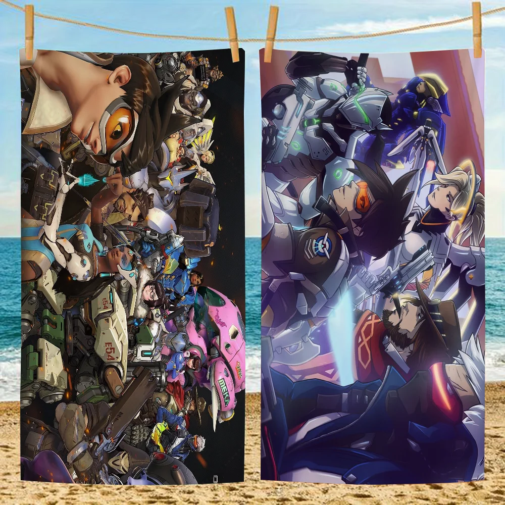 

Game O-Overwatch Towel Microfiber Beach Towel Absorbent Quick dry Soft Yoga Swimming Resort Mountain Climbing Towel