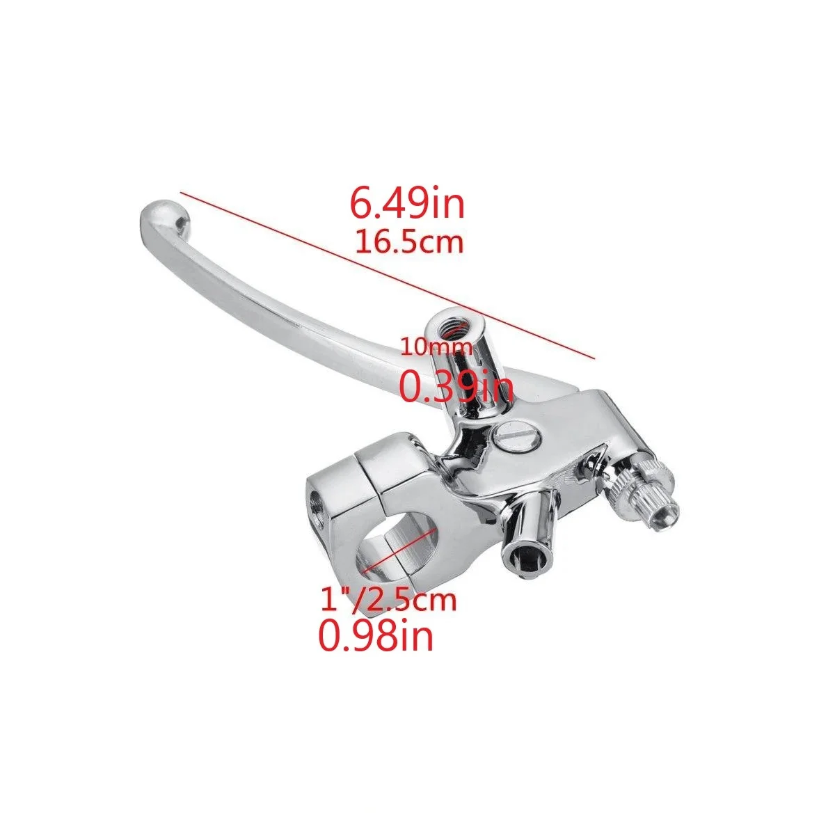 Temashadu left clutch handle, brake lever, turtle king bracket 25m\'m, motorcycle accessory, suitable for Harley CB400, 25mm