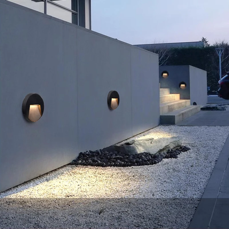 

Square Recessed Wall Light Die Cast Aluminum Garden Lighting Outdoor Light Emitting Diode Step Light 3w