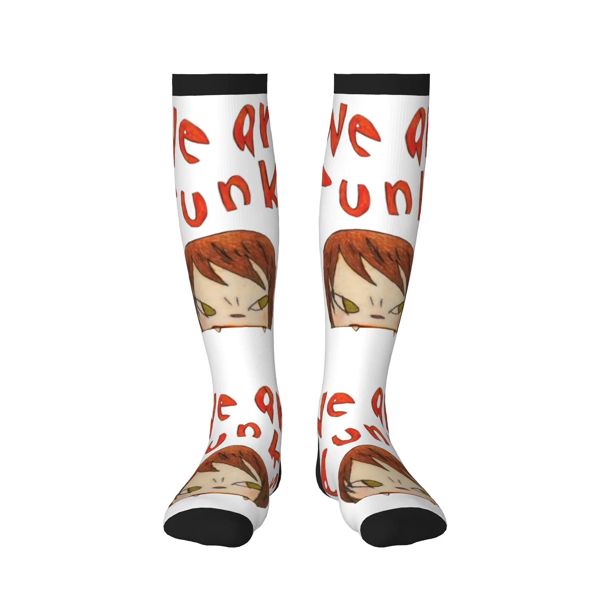 Cartoon Manga Yoshitomo Nara Men's Sports Compression Socks Unisex Cute  Spring Summer Autumn Winter Dress Socks