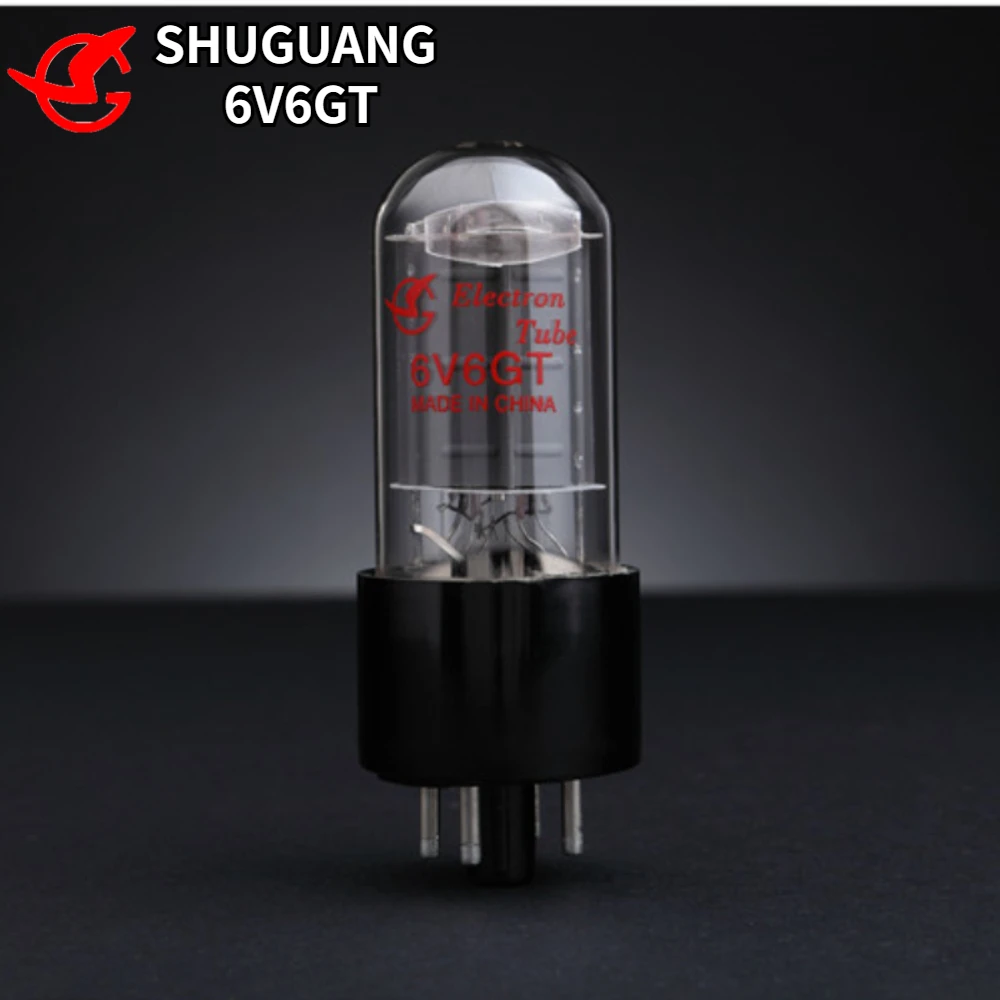 

SHUGUANG 6V6GT Vacuum Tube Replacement 6P6P 6L6 6V6 for HIFI Audio Valve Electronic Tube Amplifier Kit DIY Match Quad