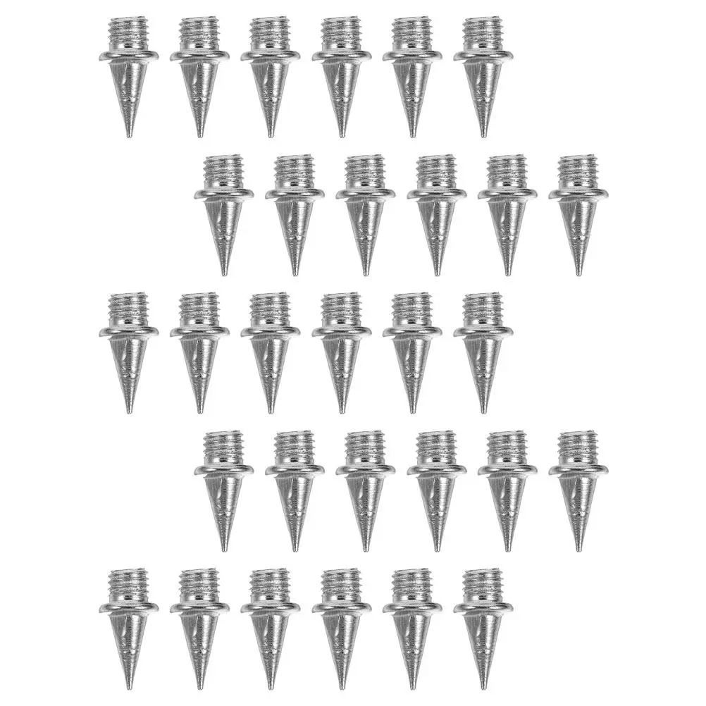 30Pcs Track Spikes Metal Steel Replacement for Sprinting Running Shoes Track Sports Spikes for Running Shoes