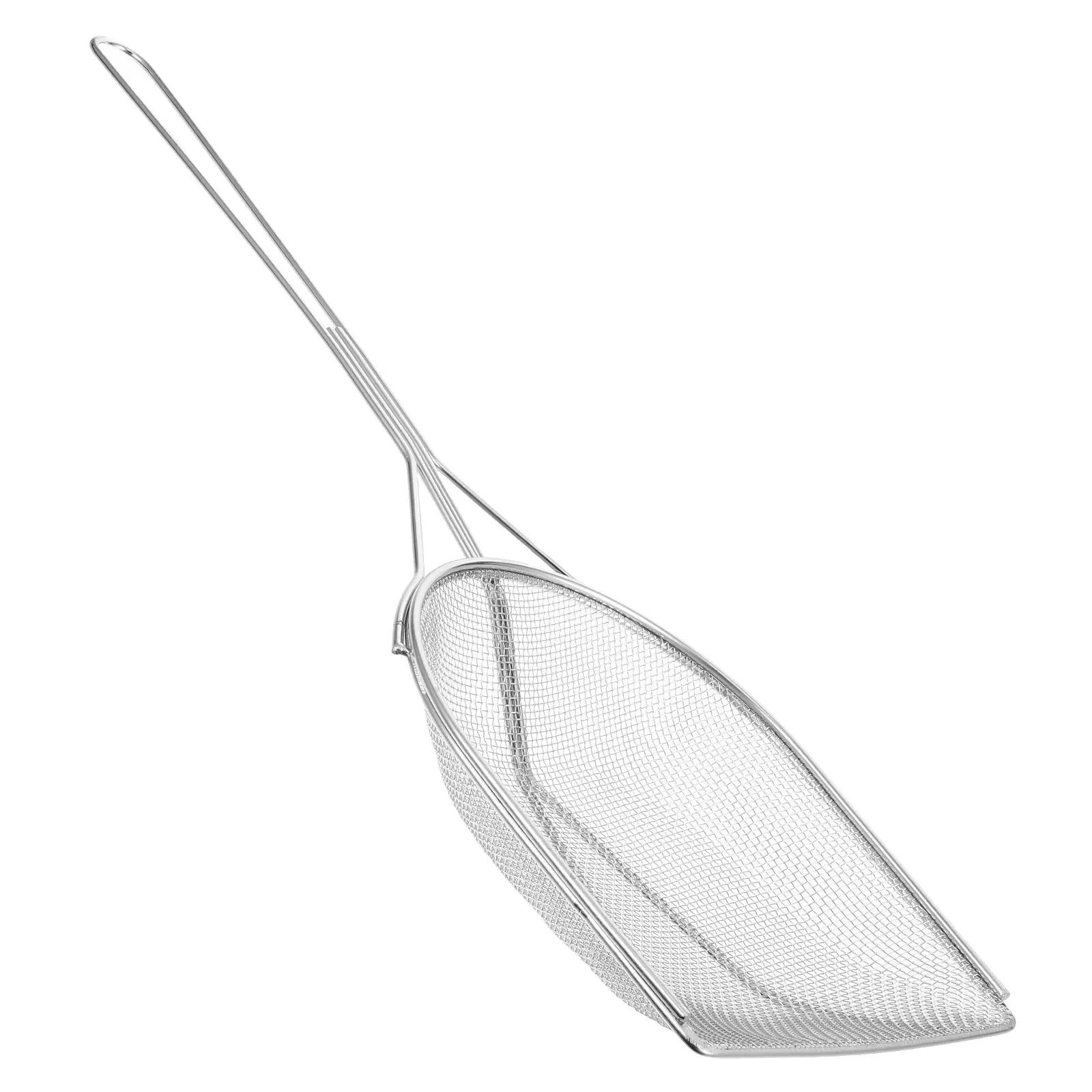 

Kitchen Oil Strainer Stainless Steel Square Skimmer for Deep Fryer Frying Spoon with Handle Oil Filter Fat Skimmer