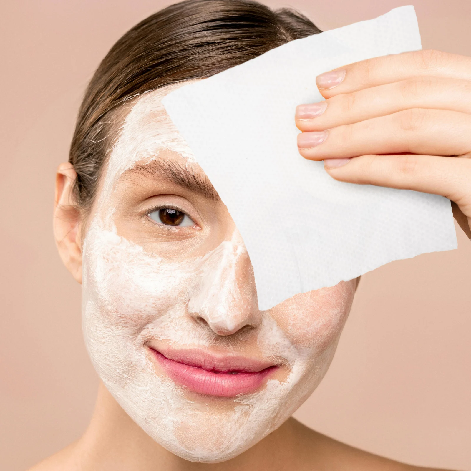 Serviettes compressées jetables, 50 pièces, lavage du visage, voyage, grande feuille Portable épaisse pour Salon de maison, démaquillage, corps Spa
