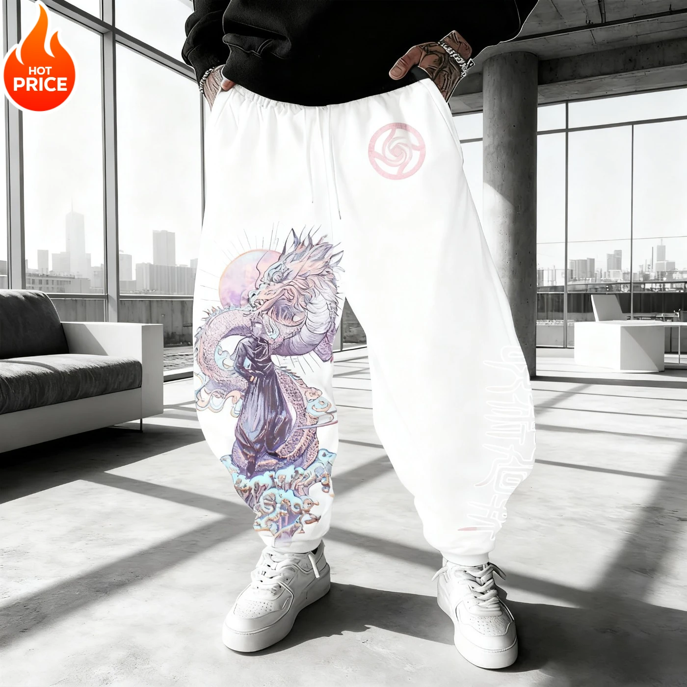 パンツ Satoru 2026 Anime Jujutsu Kaisen Gojo Satoru Harajuku Men Winter Cotton