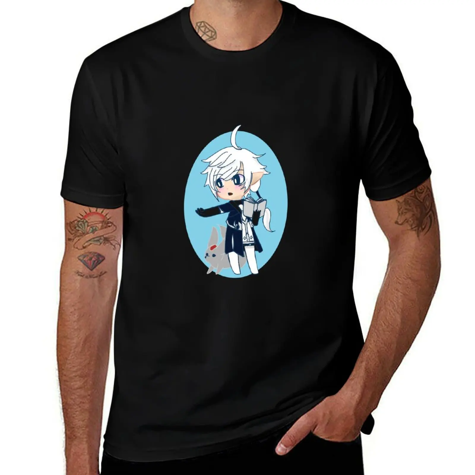 

FFXIV Alphinaud T-Shirt Minimal Art Print T-Shirt