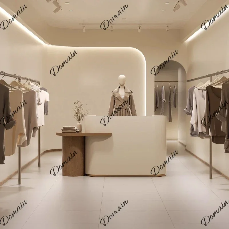 SM Elegant Shop Reception Desks Cash Register Promotion Counter Industrial Reception Desks Service Customer Bureau Office Furnit