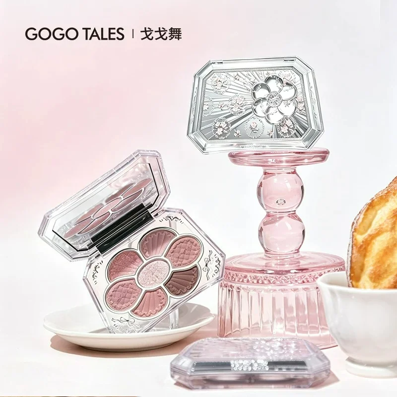 Gogotales 7Colors Eyeshadow Pearlescent Shimmer Matte Easy To Wear Glitter Multi-Use Cosmetics Makeup