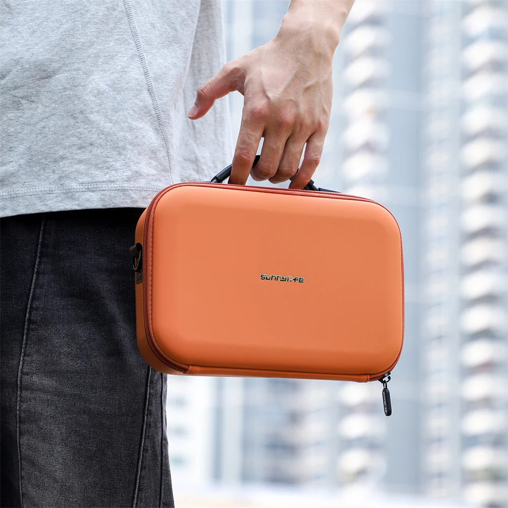 Bolsa de almacenamiento para DJI NEO Box, correa para el hombro/mango, Estuche de transporte, Combo de cuero PU, cubierta dura remota Multi RC-N3, protección portátil