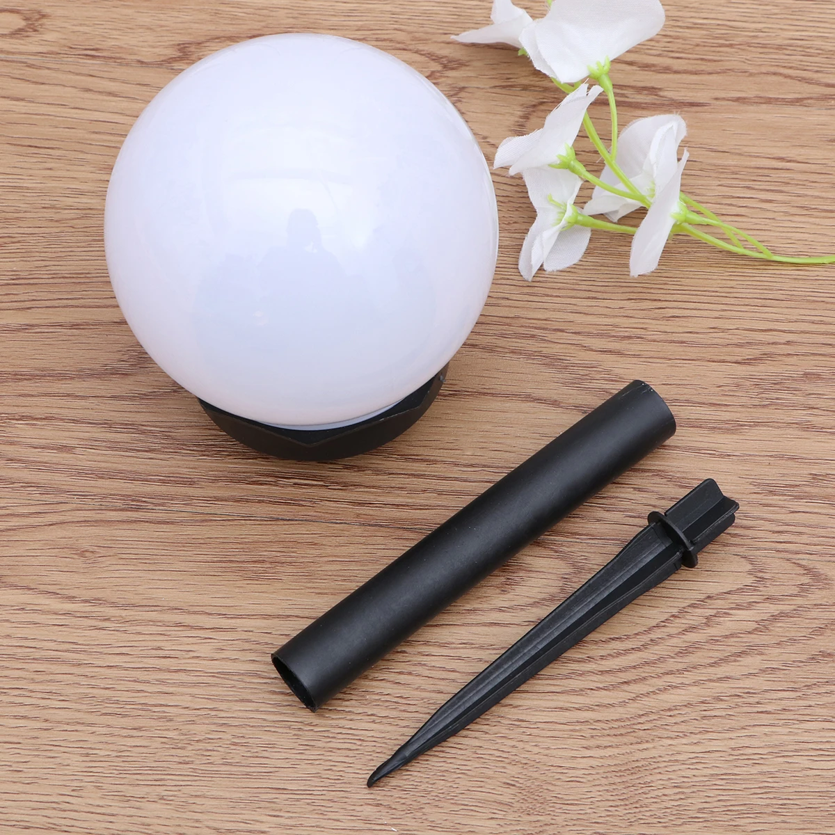 

4pcs Solar Lawn Light Bulb Outdoor Garden Courtyard Plug LED Ground Plug Light High Quality Material for Patios