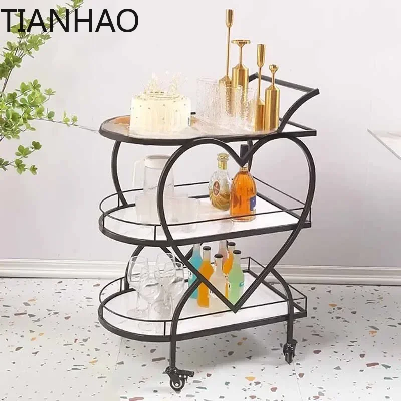 Cosmetic Salon Furniture Aluminum Machine Trolley For Laser Hairdresser Rolling Utility Hair Dressing Stroller The Beauty Beech