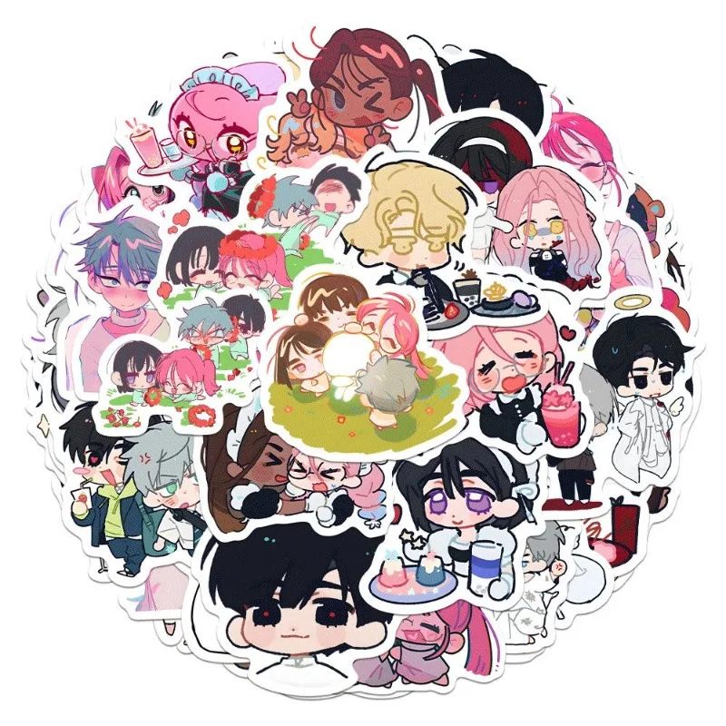 80Pcs/set Cartoon Anime Alien Stage Cute Stickers for Laptop Funny Luggage Skateboard Home Wall Cartoon Kids Decoration Gift