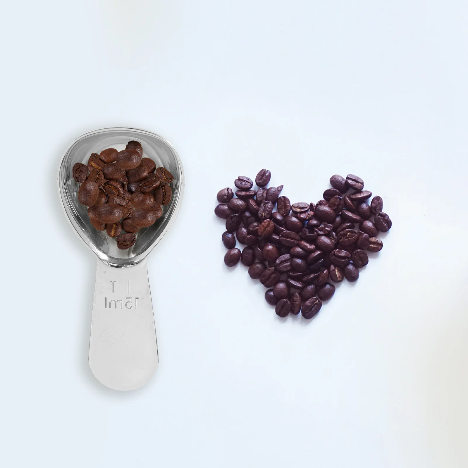 

Coffee Measuring Spoon 15Ml Stainless Steel Short Handle Stackable For Baking Cooking Tea Sugar Spice Salt Dry Liquid