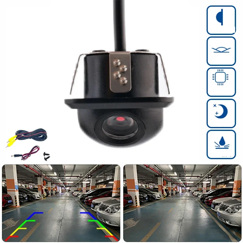 

Car Rear View Camera Night Vision Reversing Auto Parking Camera IP68 Waterproof CCD Auto Backup Monitor 170 Degree HD Image